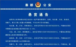 5人被懸賞各1-3萬(wàn)！咸陽(yáng)發(fā)布懸賞通告→